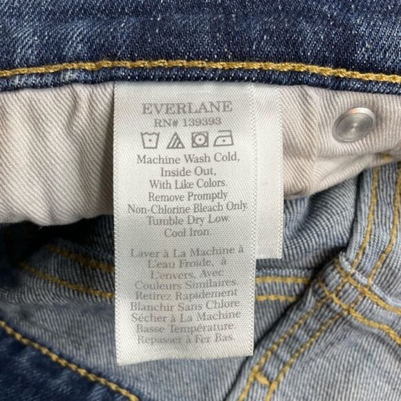 Everlane The Original Cheeky Jean‎ 28 Tall Washed Midnight - Picture 6 of 9